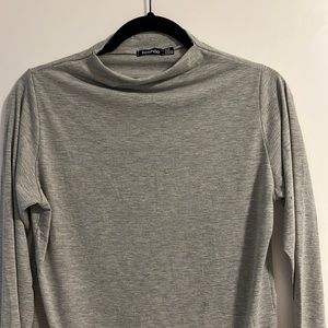 BOOHOO MOCK NECK TURTLENECK SHIRT 🐢